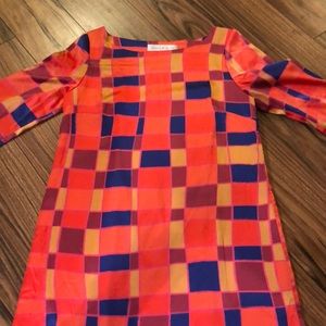 Lesley Evers silk shift dress